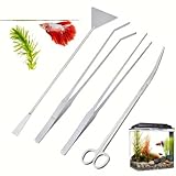 LQCMFSB Juego de herramientas de limpieza para peceras, 4 piezas, kit de limpieza de acuario, bomba de filtración pequeña para peces de agua dulce y salada