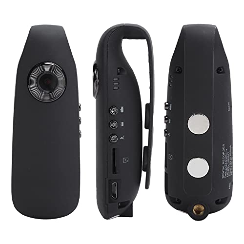 Mini filmadora, 1080P HD Body Wear Bike Motion Camera Clipe Traseiro Montado Suporte Loop Câmera de