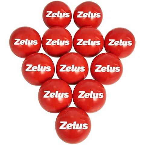 ZELUS Training Balls for Softball and Baseball Practice | 2.8-Inch 1 lb Weight Ball | Baseball Accessory for Strength Hitting Batting Pitching Improvement (Set of 12) Cover