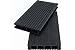 Produktbild WPC Terrassendiele 20 x 120 mm anthrazit, 5 Meter lang Hohlkammerdiele, beidseitig begehbar, glatt/geriffelt