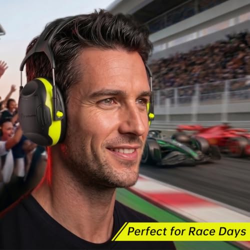Image of Noise Cancelling Ear Muffs, 29 NRR Ear Protection for Kids Adults | Noise Reduction Hearing Protection Earmuffs for Toddler, Monster Jam, Concerts, Fireworks, Mowing, Shooting, Construction