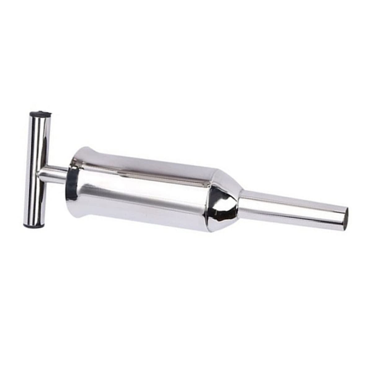 BESTonZON Sausage Stuffing Funnel Stainless Steel Stuffing Tubes Manual Hand Stainless Steel Funnel Salami Stuffer Meat Small Steel Sausage Filler Tube Food Stuffing Machine
