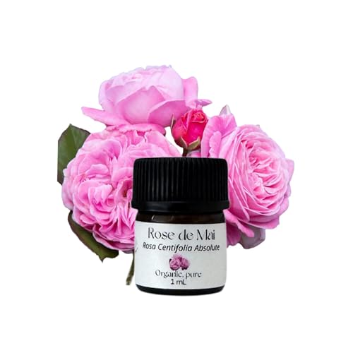 Aceite absoluto Rose de Mai orgánico puro 1 mL
