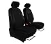 Produktbild POK-TER-ECOLINE Maßgefertigte Vordersitzbezüge für Caravelle T5 Fahrersitz + Beifahrersitz Design ECO-LINE (Schwarze Lamelle)