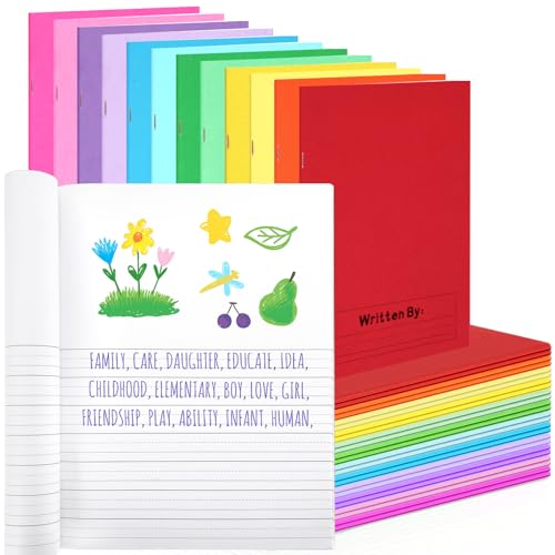Carnet de composition primaire K-2 Henoyso lot de 24 cahiers d'écriture de 60 pages pour l'école