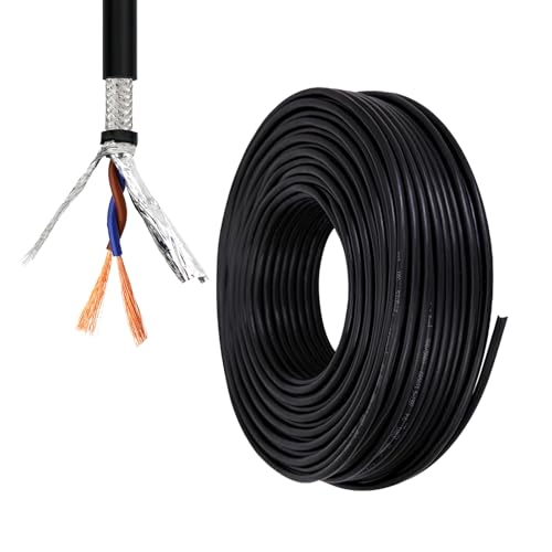 Câble flexible blindé 2.5mm² 30ft pour caméra de sécurité