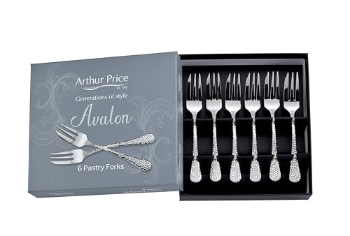 Arthur Price Avalon Box of 6 Pastry Forks