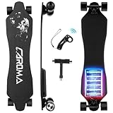 Caroma Electric Skateboards with Remote, 350W Powerful Motor, 12.4MPH Top Speed, 4000mAH Battery, 13 Miles Max Range E Skateboard, 4 Speed Mode Electric Longboard for Adults Teens
