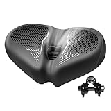 Presenza Antiscivolo: La sella da ciclismo integra una superficie strutturata per una presa salda, garantendo stabilità anche durante movimenti intensi. Aggiunge sicurezza su percorsi irregolari o negli allenamenti prolungati, prevenendo disagi con totale comfort.