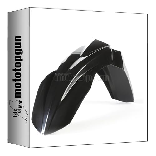 Garde-boue avant noir compatible avec motocross Kawasaki KX 250 2021 2022 2023 plastique