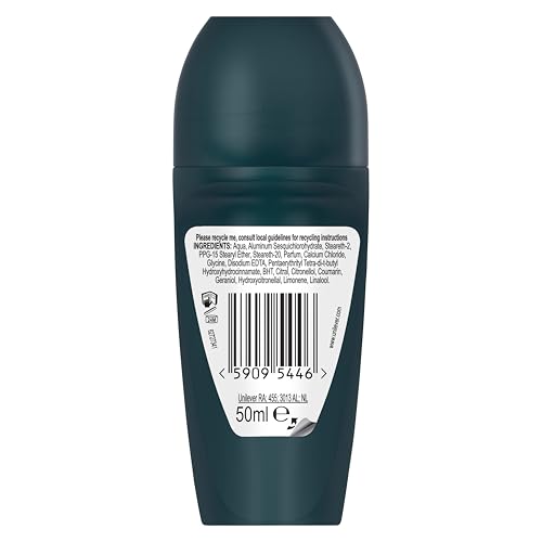 Déodorant Bille Homme Anti transpirant Cobalt Dry Rexona Men Le Roll on De 50ml - vue 6