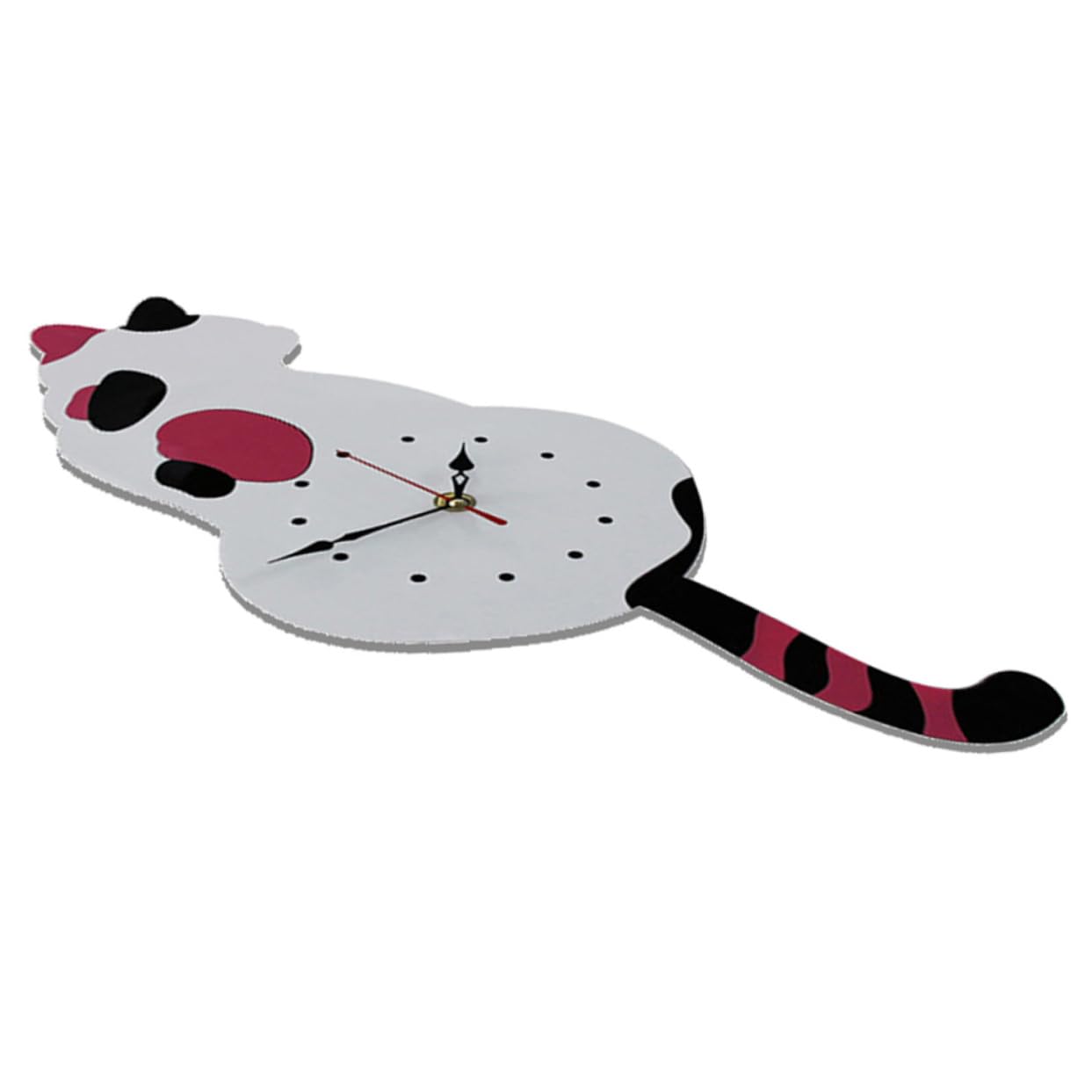 Horloge murale chat silencieuse pour supprimer le tic-tac agaçant