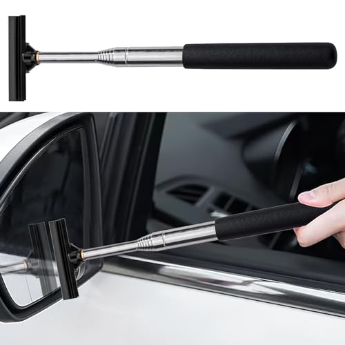 Window Cleaner,Cleaning Squeegee Shower,Mirror Brush,Car Glass Wiper Accessories,Handheld Rubber Scraper Small Tool,Retractable Portable Squeegees Cleaners,Professional Scrapers Floor Scrubber