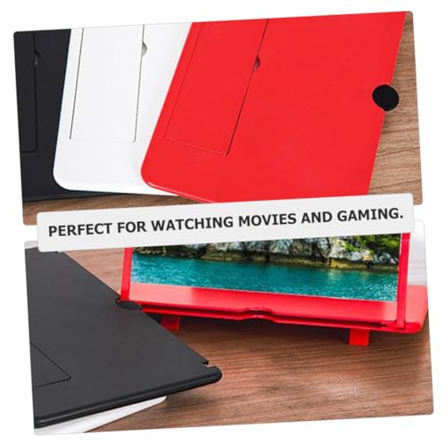 Amplificateur écran de téléphone portable Alipis rouge avec loupe HD rétractable - 6