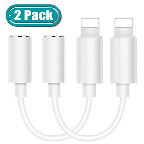 [Apple MFi Certified] Lightning to 3.5mm Headphones/Earbuds Jack Adapter Aux Cable Earphones/Headphone Converter
