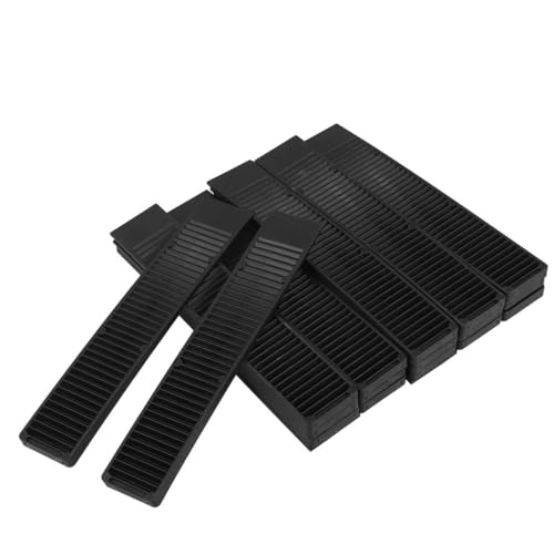 NULYLU 18pcs Furniture Spacers Furniture Levelers Door Shims Cabinet Shims Restaurant Table Shims Wedge Levelers Shims Table Wedges Shims Doors Windows Levelers Table Leveler Plastic