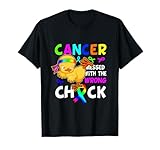 Cancer Messed With Wrong Chick Funny Cancer Warrior T-Shirt