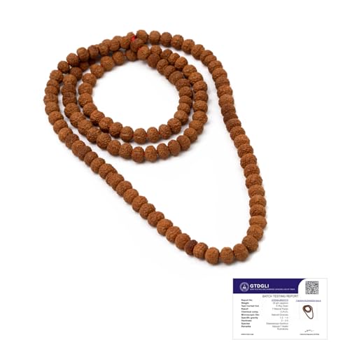 Image of Astrotalk 7 Mukhi Rudraksha Mala 108+1 Beads | Certified 7mm Rudraksha | Attract Wealth, Prosperity & Positivity | Divine Venus Blessings | Sawan Special | Rudraksha Mala Original for Men & Women