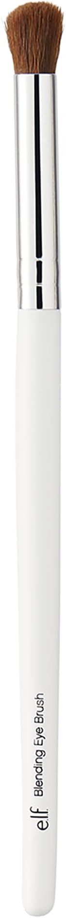 e.l.f. Blending Eye Brush, Makeup Brush For Eyeshadow & Eyeliner, Creates A Natural Finish, Made With Synthetic Bristles, Vegan & Cruelty-Free