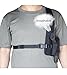 HOGIKUO Universal Shoulder Holster，Chest Holster,Concealed Shoulder Holster for Men,Fits 1911,M&P Shield 9mm, Glock 19,Sig P365,S&W Bodyguard and More（Right Hand）