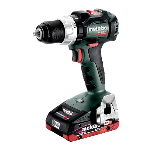 Metabo Akku-Bohrschrauber BS 18 LT BL (602325800) Kunststoffkoffer 18V 2x4Ah LiHD + ASC 55