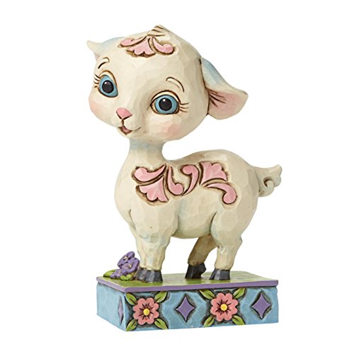 Heartwood Creek/Jim Shore Mini Lamb Figure - Multi-Colour