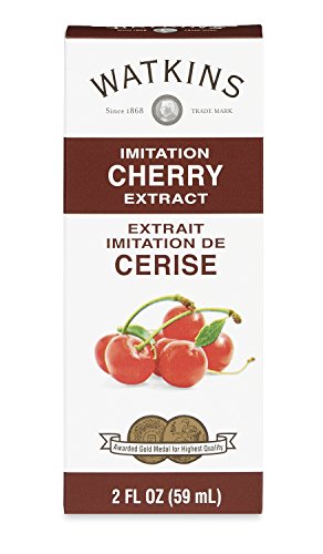 Watkins Imitation Cherry Extract, 2 oz. Bottles, Pack of 6 (Packaging May Vary)