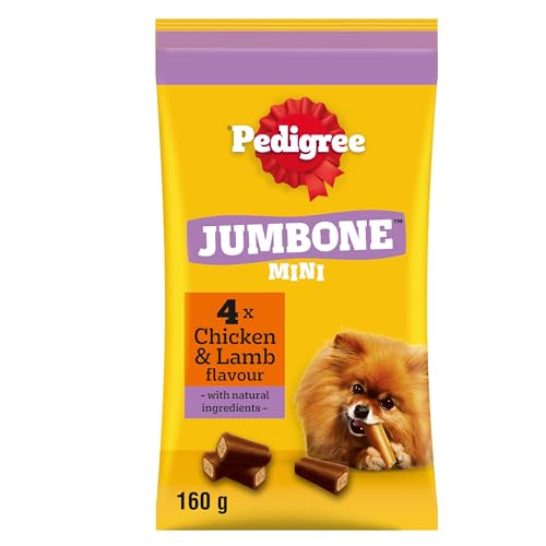 PEDIGREE JUMBONE Mini Adult Small Dog Treats Chicken & Lamb 