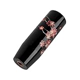 JDM Sakura Flower Black Pearl Long Stick Manual Gear Shift Knob Lever Shifter 12CM
