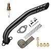 HIAORS 212cc Exhaust Pipe Jet Kit Compatible with Predator 224cc 196cc Mini Bike Coleman CT200U BT200X CT200U-EX Baja Warrior MB200 Axis M200 GX200 6.5hp Clone Engine KT196 Go Kart Parts