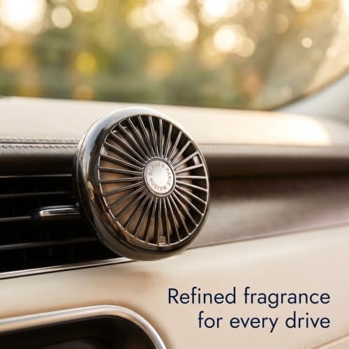 Image of MAISON BERGER Car Diffuser Set, Anti-Pet Odor | Helps Neutralize Pet Odors, Refillable Vent Clip with Ceramic Refill, Passive 4-Week Diffusion, Made in France