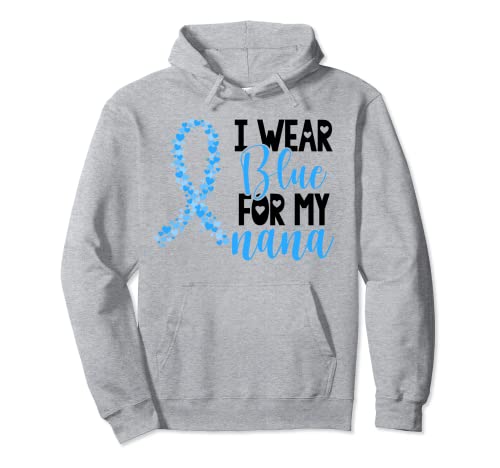 Me pongo azul para mi apoyo de concienciación sobre el cáncer...