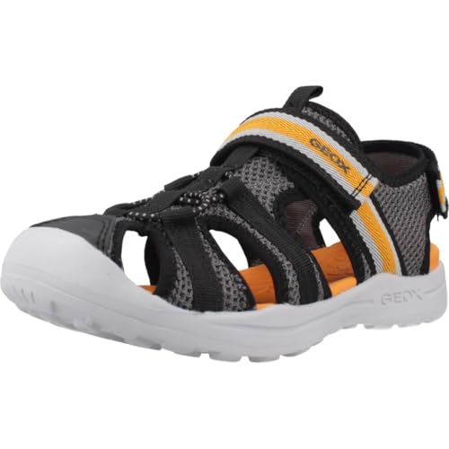 Geox J Vaniett Boy A Sandal, Stone/Naranja, 37 EU