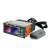 B50C Termostato digitale Igrostato Controllo temperatura umidità STC 3028 AC 110V 220V Igrometro Incubatore Controller