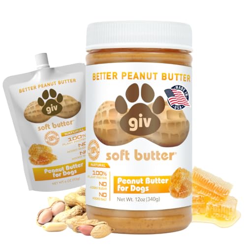Dog Peanut Butter - All Natural Human Grade - Only