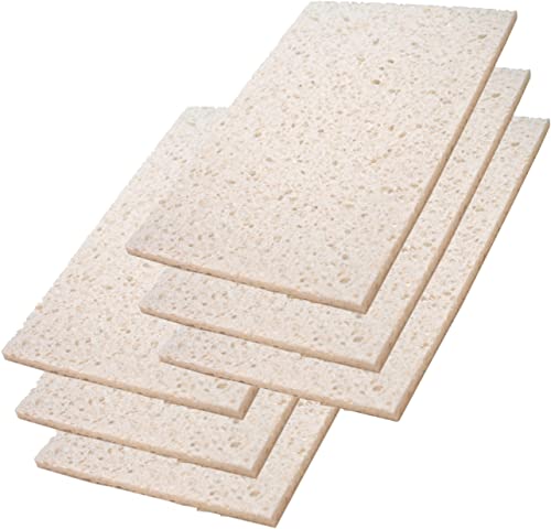 日本インソール工業 セルローススポンジ クロス 日本製 吸水 速乾 水切りシート 24×16cm ホワイト 6個セットの商品画像（Amazon）