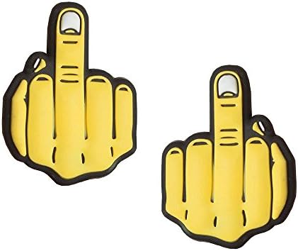 Middle Finger Tennis Vibration Dampener by Racket Expressions (2 & 5 Packs)