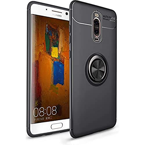 Coque XiaoMi Note 9 Pro Max en TPU noir antichoc avec anneau
