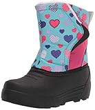 Northside Baby-Boy's FLURRIE Snow Boot, Fuchsia/Aqua, 10 Medium US Toddler