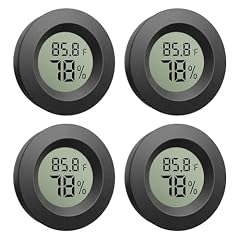 4-Pack Mini Hygrometer Thermometer
