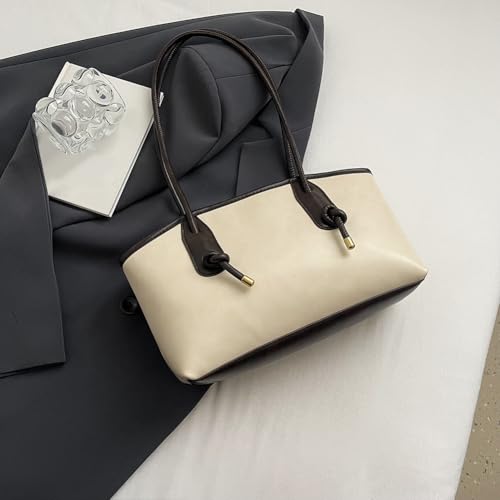 Women Leather Shoulder Bag with Pendant Shoulder Tote Handbag Satchel Handbag Trendy Purse Bag for Work Travel3