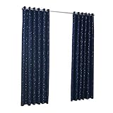 Estas cortinas opacas son simples y ordenadas, crean una sensación de elegancia casual para su habitación, agregan un toque refinado y elegante a cualquier espacio.