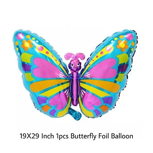 Image of Party Decorz 19X29 Inch Butterfly Theme Foil Balloon For Children Birthday Party Decoration