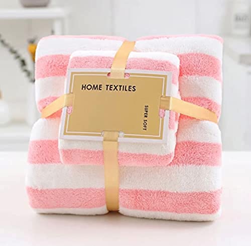 Image of HomeCloud Ultra Soft 300 GSM Bath Towel Set | 3X Softer Than Cotton Towels | Highly Absorbent & Ultra Fast Dry | Perfect for Home, Pool, Spa & Gym |Set of 2 (1 Bath (140x70cm), 1 Face Towel (75x35cm)