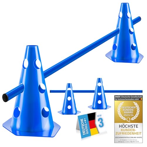 all Pets United® Agility Set Hunde 100cm Stange, stufenlose Steckhürde