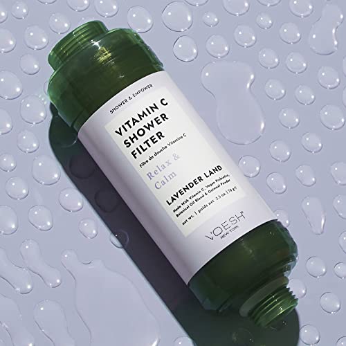 VOESH Vitamin C Shower Filter, Lavender Land, Shower Aromatherapy, Water Purifier, Water Softener, Vegan Probiotics, Spa Shower Head, Water Filter, Shower Self-Care - Thumbnail 4