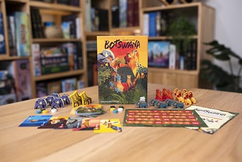 Image of 25th Century Games Botswana | Animal Collecting Strategy Card Game by Reiner Knizia & 25th Century Games, Ages 7+, 2-5 Players, 20-30 Min Playtime