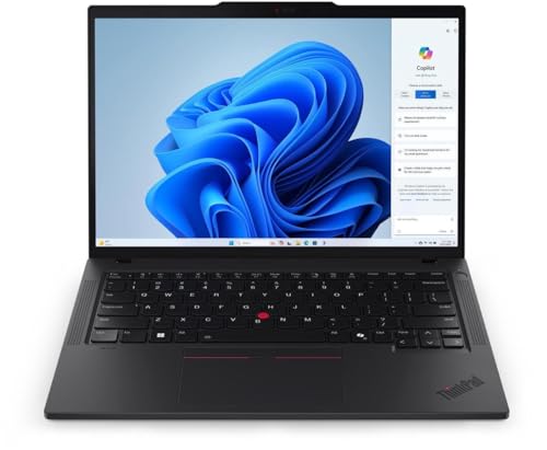 Image of Lenovo ThinkPad T14 Gen 6 Laptop 14 inch WUXGA 1920x1200 LEDbacklit Intel Core Ultra 7 255U 12Core Intel Graphics 16G DDR5 1TB SSD WiFi 6E Win11 Pro Bluetooth 5.3 Backlit KB TS FP HD Audio Thunderbolt 4