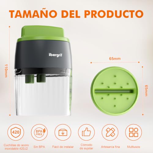Miniatura 8 de Ibergrif M522 Espiralizador De Verduras, Espaguetis Calabacin Maquina Mejorado, Espirilizador Calabacines Libre De Bpa, Apto Para Lavavajillas, 4 En 1 Cortador Calabacin Para Pepinos, Calabacín