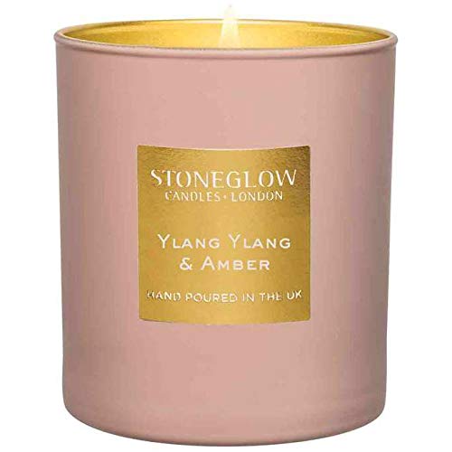 Stoneglow Luna Collection, Ylang Ylang & Amber 220 Grams Scented Candle of Oriental Flowers accords of ylang ylang, Jasmine - Image 2